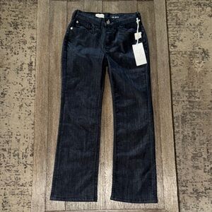 Pilcro Crop Kick High-Rise Flare Jeans